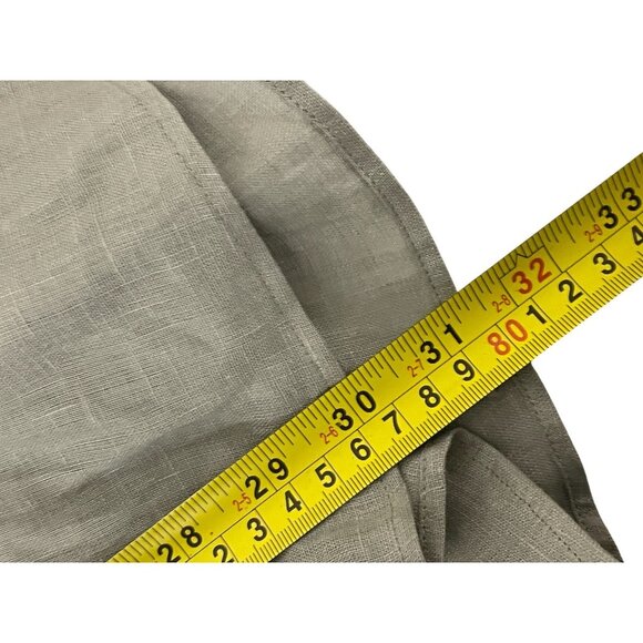 Massimo Dutti Studio Mens Dress Shirt Linen XL Green Gray 8411/840 NWT - Picture 13 of 14